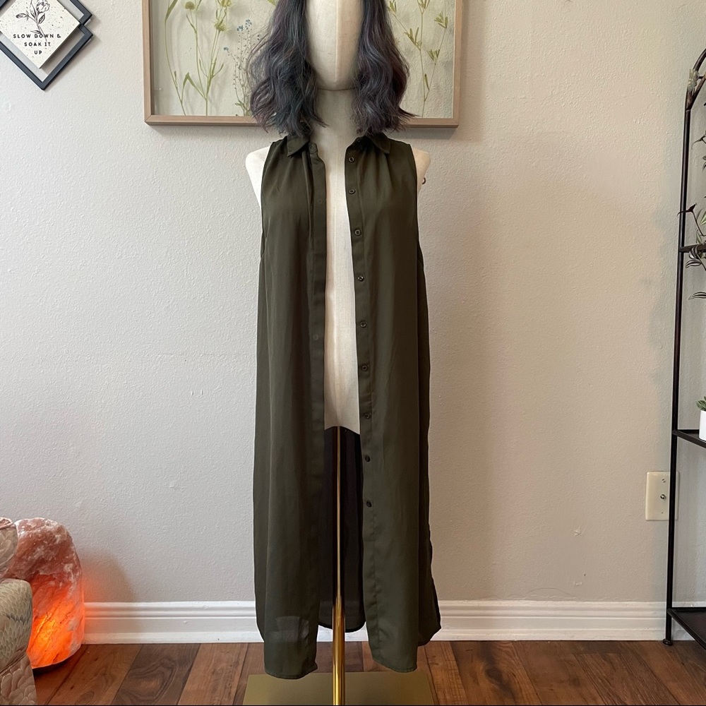 Olive Green Layering Piece
